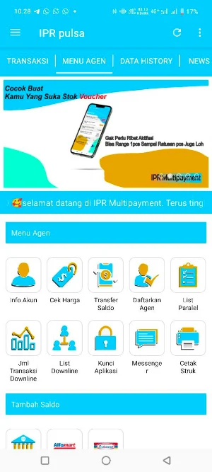 IPR Multipayment Screenshot 2