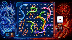 Snakes Ladders:Dragon Tiger Screenshot 2