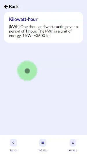 Fast Electronics Dictionary Screenshot 2