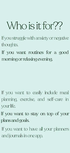 Self Care Organiser Cocoon Screenshot 1