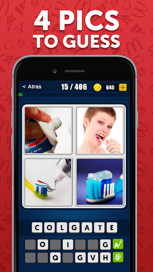 4 Pics 1 Logo Game - Free Guess The Word Games Screenshot 2