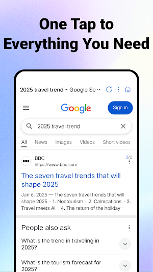 Voyager: AI Swift Browser Screenshot 2