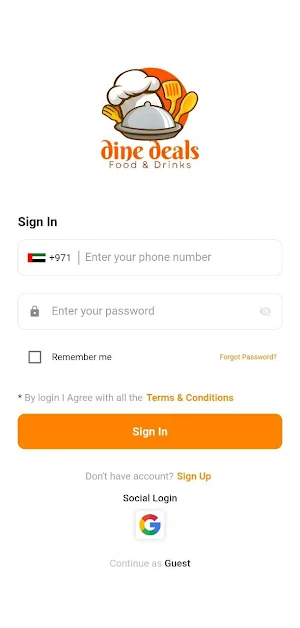 Dine Deals Screenshot 0