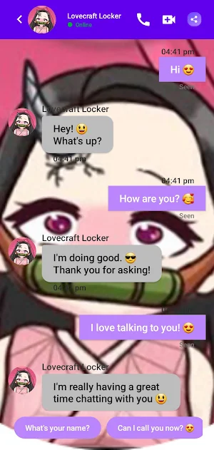 Lovecraft Locker Fake Call Screenshot 1
