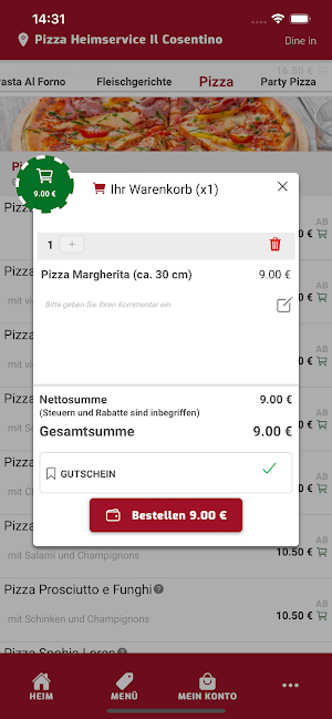 Pizza Heimservice Il Cosentino Screenshot 3