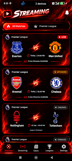 CricFy Football App 2026 Screenshot 1