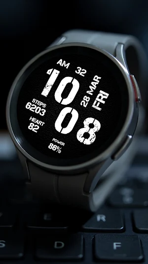 Digital Rapter Watch face Screenshot 0