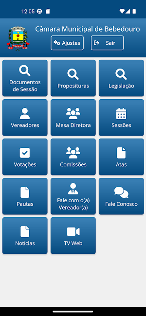Câmara Municipal de Bebedouro Screenshot 0
