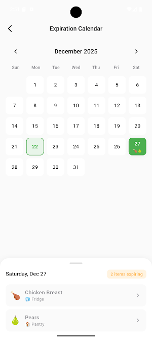 FreshCheck - Food Expiration Screenshot 1