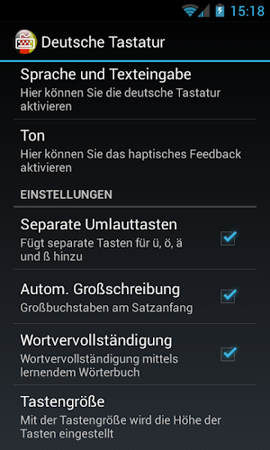 Deutsche Tastatur Screenshot 3