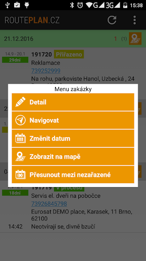 RoutePlan.cz Screenshot 2