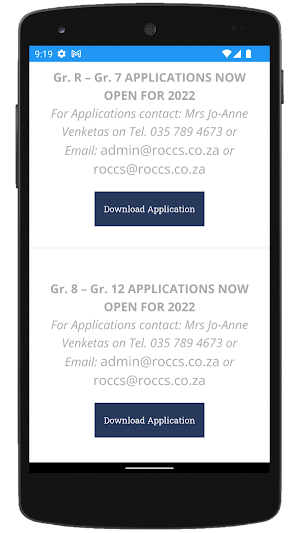 ROCCS App Screenshot 1