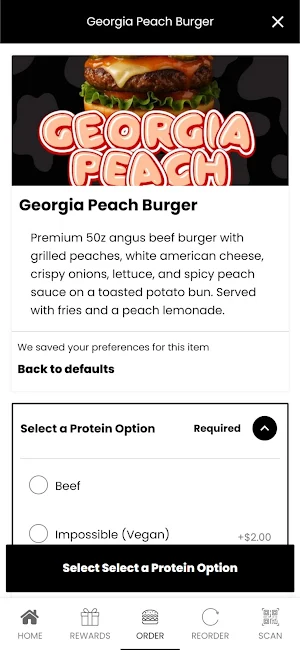 LOL Burger Bar App Screenshot 3