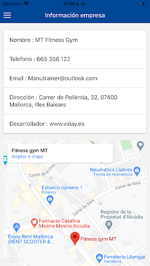 MT Fitness Gym Screenshot 2