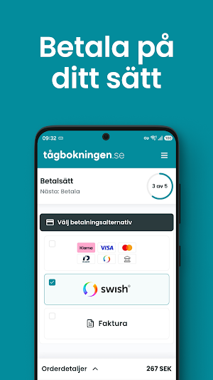 Tågbokningen Screenshot 2