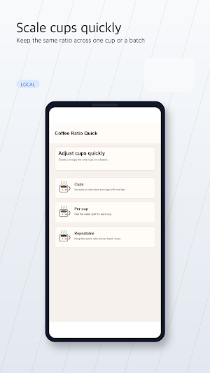 Coffee Ratio Quick Screenshot 3