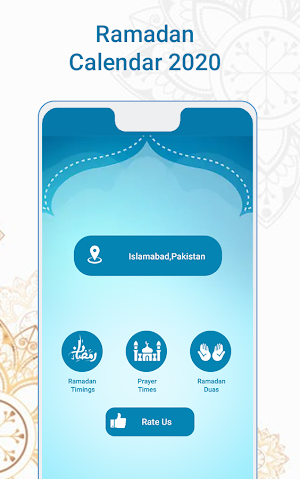 Ramadan Calendar 2021 with Prayer Times and Duas Screenshot 0