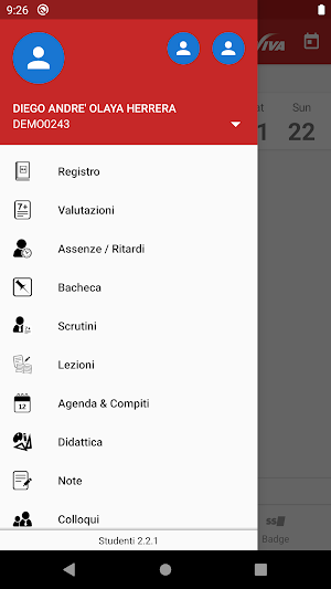ClasseViva Famiglia Screenshot 2