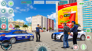 US Police Chase Police Game 3D Screenshot 1