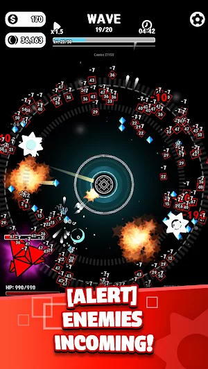 Geometry Cannon : Idle Defense Screenshot 1