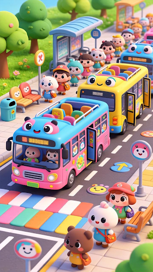 Color Rush Bus Screenshot 2
