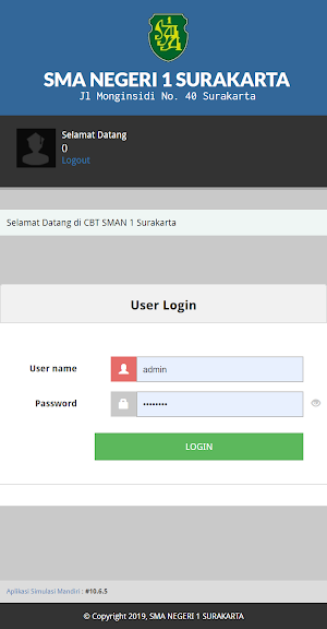 Bimasoft Exam Client sman1-solo.com Screenshot 1