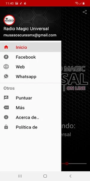 Radio Magic Universal Screenshot 1