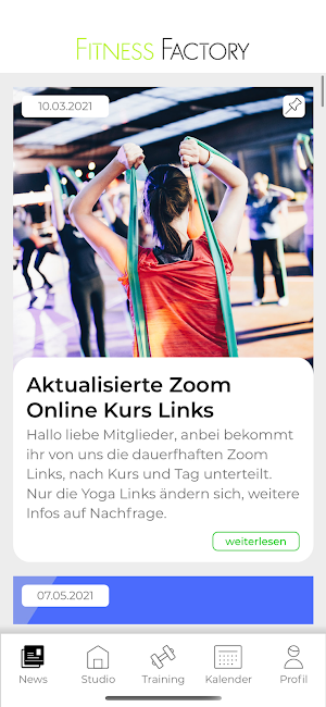 Fitness Factory Forchheim Screenshot 2