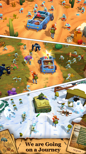 Dead Road: Zombie Highway Screenshot 1