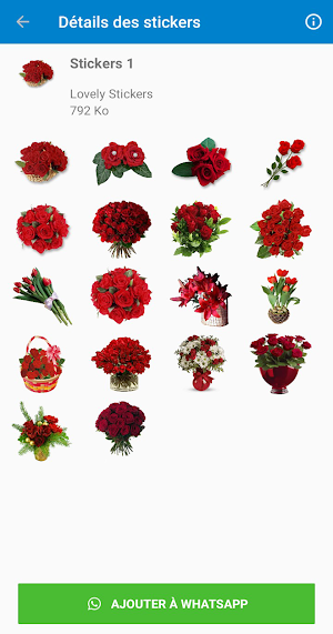 Stickers Flowers WASticker Screenshot 1