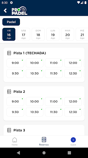 Pro Padel UY Screenshot 3