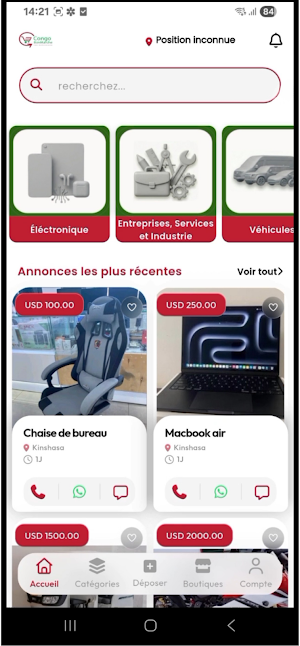 CongoBonMarché Screenshot 1
