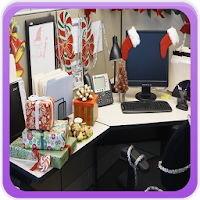 Christmas Office Decor Idea