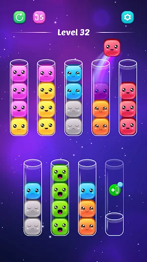 Sort Jellies - Color Puzzle Screenshot 2