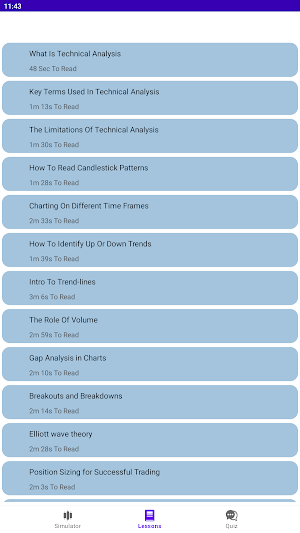 Learn K-line Screenshot 1