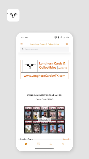 Longhorn Cards & Collectibles Screenshot 0