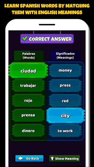 Spanish Word Game Screenshot 1