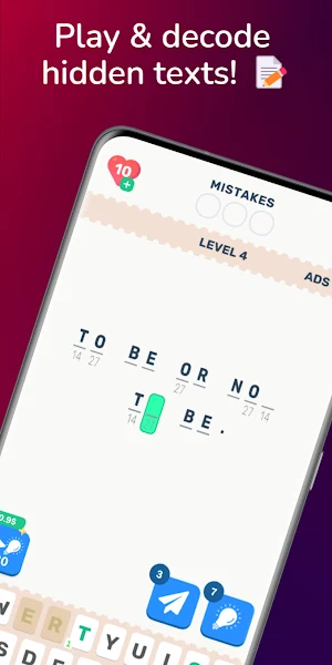 Cryptogram - Mega Words Screenshot 0
