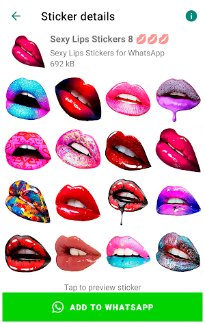 Lips Stickers for WhatsApp Screenshot 1