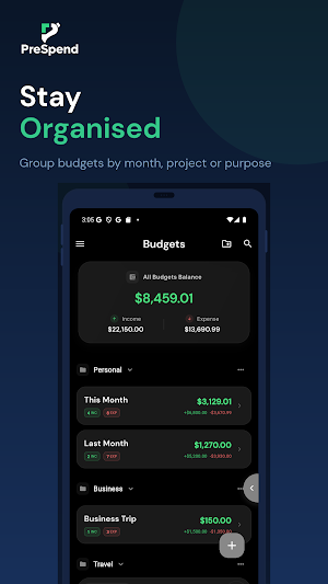 PreSpend: Budget Planner Screenshot 0