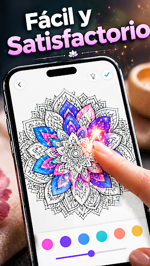 Mandala Color por Números Screenshot 1