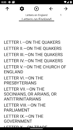 Book, Letters on England Screenshot 0
