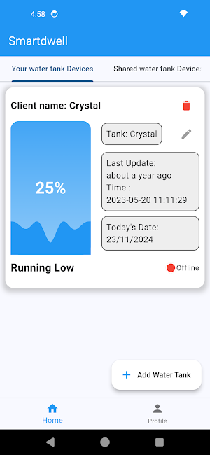 Water Level Indicator Screenshot 1