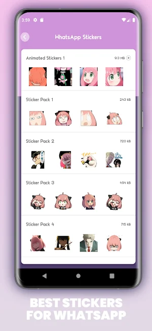 Spy X Family Stickers For WA Screenshot 2