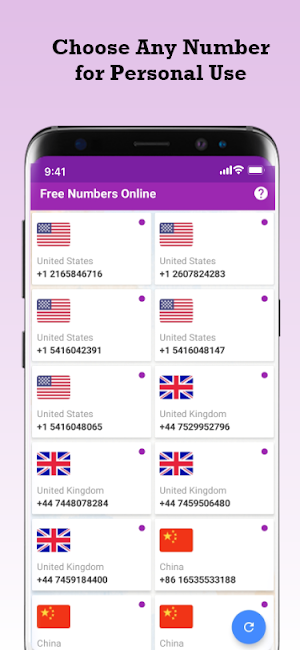 Receive SMS Online Screenshot 1