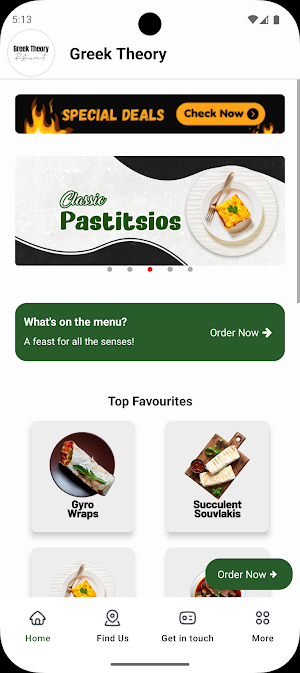 Greek Theory Restaurant Screenshot 0
