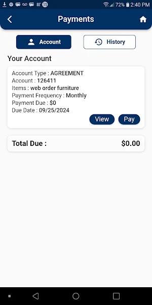 E-Z Home Furnishings Screenshot 1