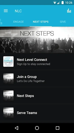 Next Level Church App Screenshot 2