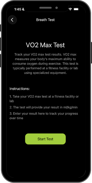O2Max Screenshot 3