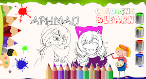 Aphmau coloring game Screenshot 2